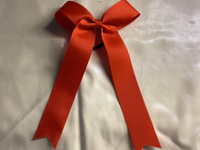 Load image into Gallery viewer, Red Grosgrain Cheer Bows