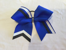 Load image into Gallery viewer, Royal Blue Grosgrain Cheer Bows