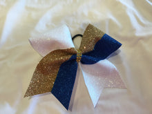 Load image into Gallery viewer, Tick Tock Glitter Cheer Bows