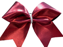 Load image into Gallery viewer, Mystique Satin Fabric Cheer Bows
