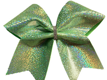 Load image into Gallery viewer, Mystique Satin Fabric Cheer Bows
