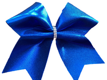 Load image into Gallery viewer, Mystique Satin Fabric Cheer Bows
