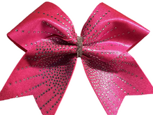 Load image into Gallery viewer, Pink Mystique Fabric Cheer Bows
