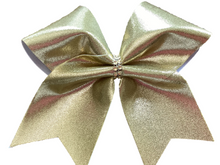 Load image into Gallery viewer, Mystique Satin Fabric Cheer Bows
