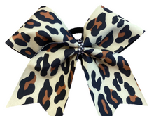 Load image into Gallery viewer, Paw Print / Animal Print Design Cheer Bows
