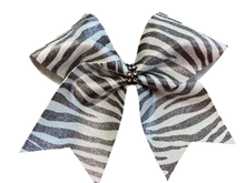 Load image into Gallery viewer, Mystique Fabric Cheer Bows
