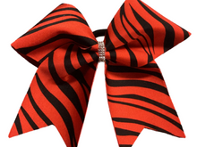 Load image into Gallery viewer, Paw Print / Animal Print Design Cheer Bows
