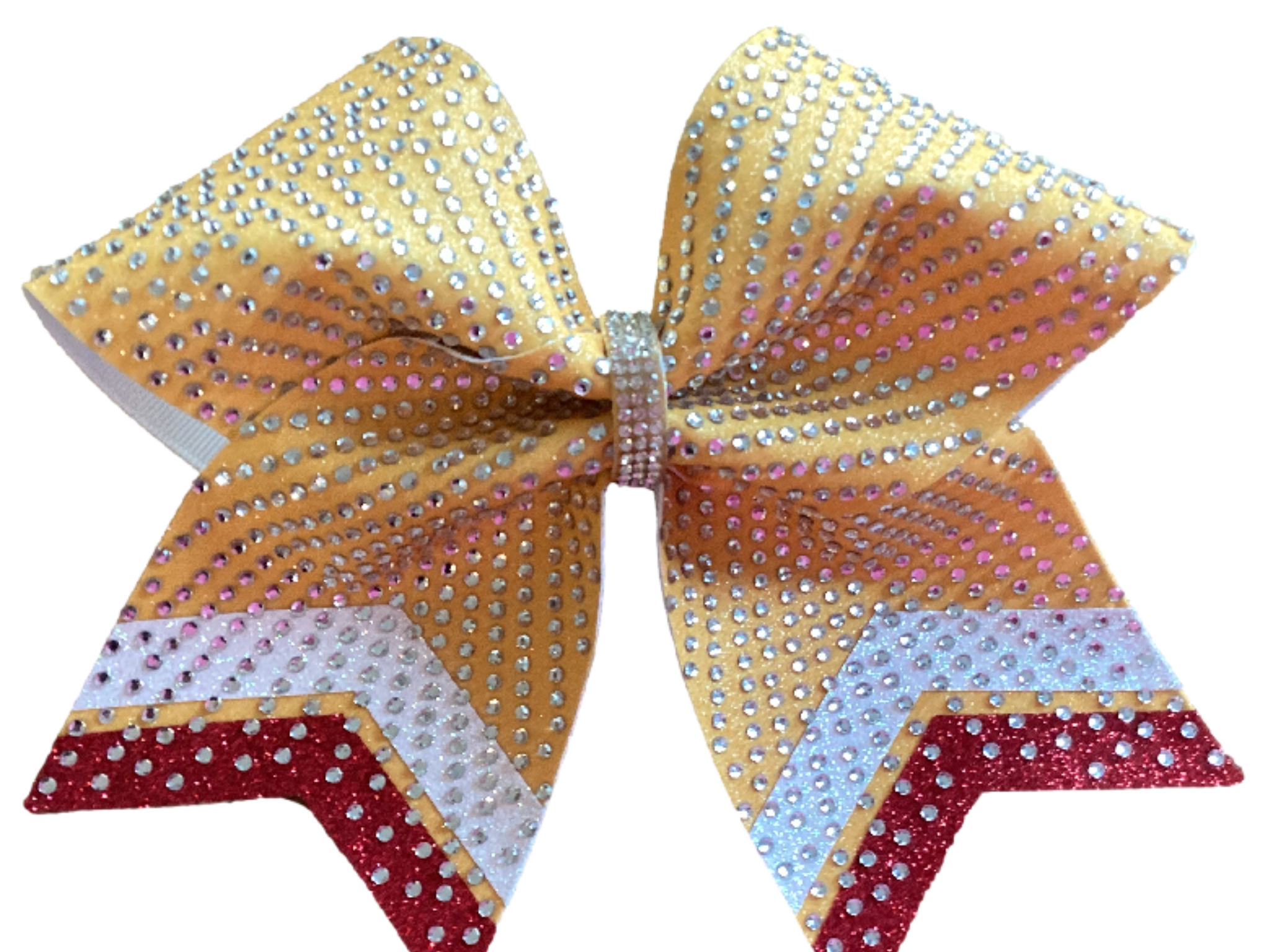 Bows of London Cheer Bow (You Are Gold) gold cheer bows products for sale | eBay main image 4