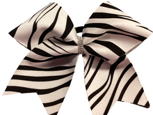 Load image into Gallery viewer, Paw Print / Animal Print Design Cheer Bows
