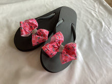 Load image into Gallery viewer, Black, Silver, Navy Blue Flip Flops
