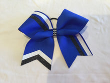 Load image into Gallery viewer, Royal Blue Grosgrain Cheer Bows
